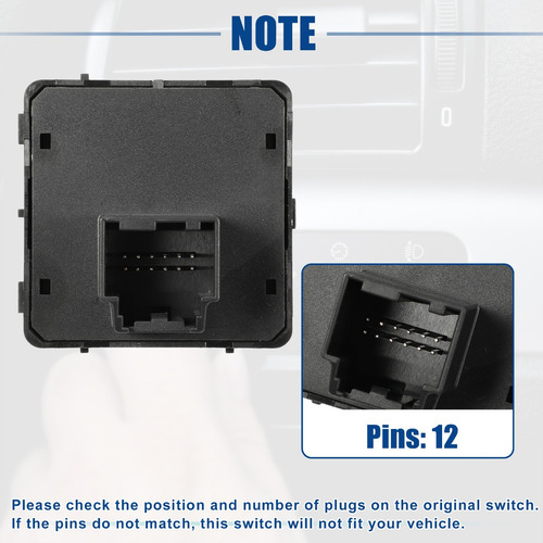 1 Interruptor Selector De Control 4x4 4wd Para Chevrolet Fro