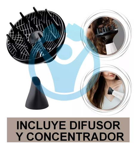 Planchita Y Secador De Pelo Profesional 2200w 2 Años Gtia