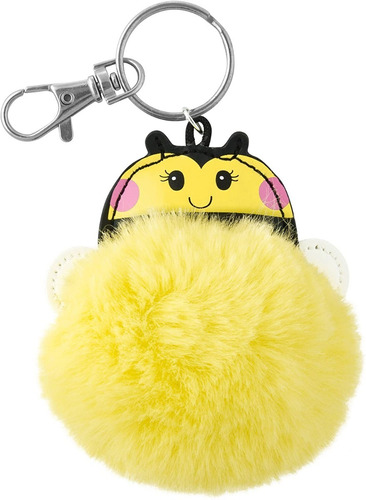 2 Llavero Pompom De Animales Para Bolso / Morral