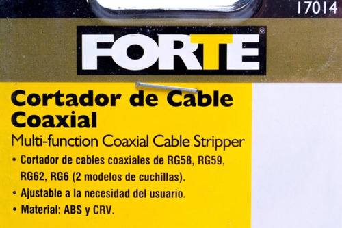 Cortador De Cable Coaxial Forte