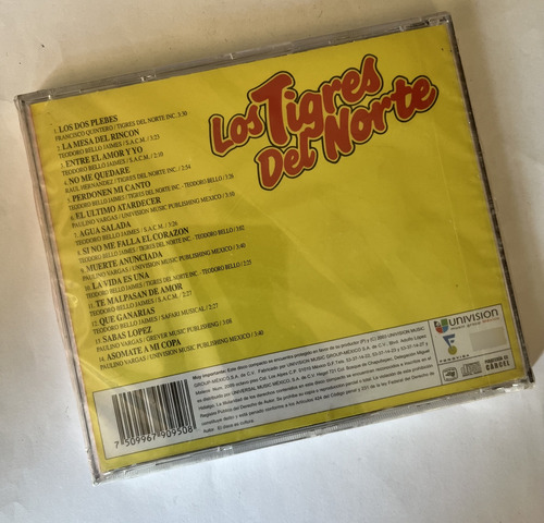 Los Tigres Del Norte Los Dos Plebes/cd. Original Colección