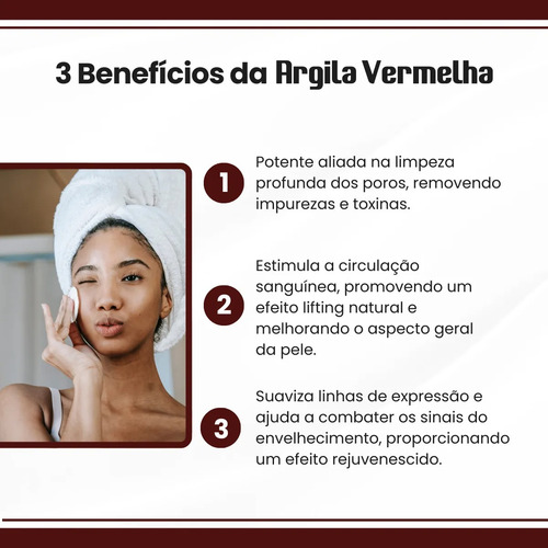 Clayey Mask Reconstrutora Dolomita Com Argila Vermelha 800g