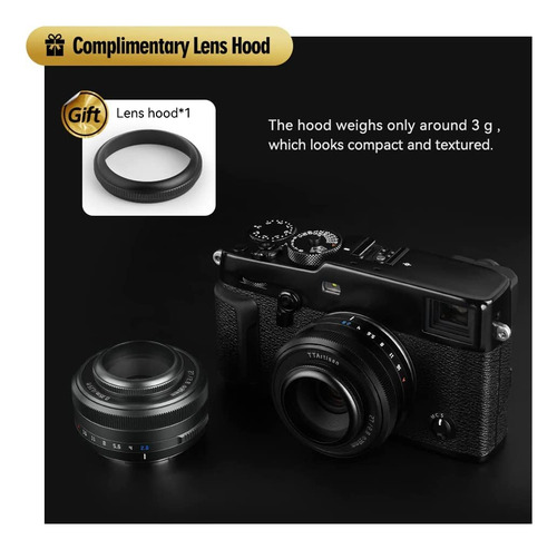 Ttartisan Af 27 Mm F2.8 Lente Enfoque Automático Mmg