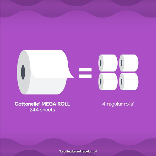 Papel Higiénico Cottonelle Ultra Comfort, 9 Mega Rollos (...