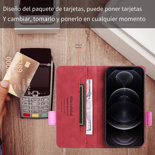 Funda De Piel Para Vivo V40 Lite 5g/v50, 5g/y39 5g, Funda De Piel Retro Tipo Cartera Con Tapa