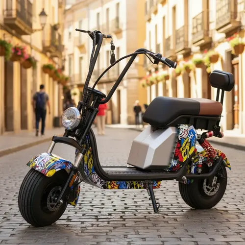 Bicicleta Elétrica Moto Scooter 1000w 48v Edição Limitada