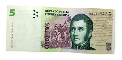 Billetes 5 Pesos Lote A Granel