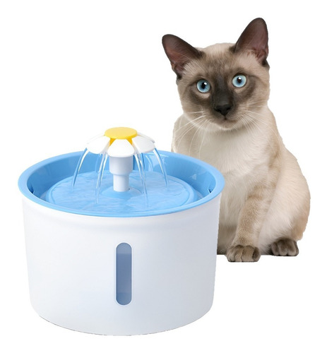 Bebedero Electrico Perros Y Gatos Fuente Agua Mascotas 2.6 L