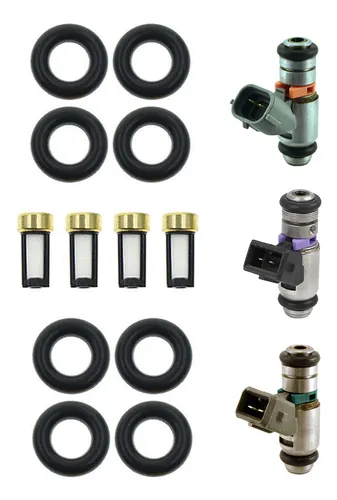 comprar Kits Filtros Y Orings Inyector Marelli Iwp Volkswagen Gol Polo Fiat Palio Fiorino Uno Renault Megane Ford Ecosport Ka