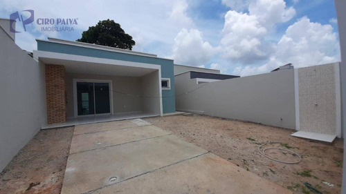 Casa Com 3 Dormitórios À Venda, 90 M² Por R$ 275.000,00 - São Bento - Fortaleza/ce - Ca3132