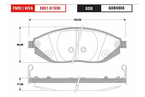 Balatas Bajos Metales Del Spark 4 Cil 1.4l 16 Al 17 Trw