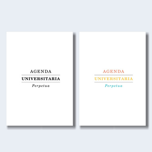 Agendas Universitarias Perpetuas 2024 -combo X 2-imprimibles