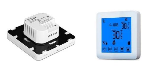 Suelo radiante eléctrico  Termostato digital regulable y programable