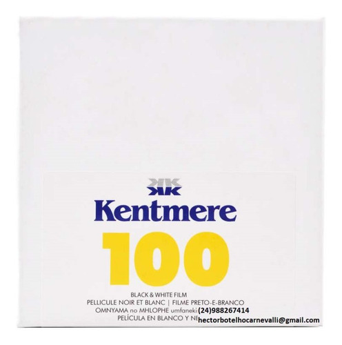 Filme Fotografico Kentmere 100 35mm Pb 36 Poses Venc 04/2022