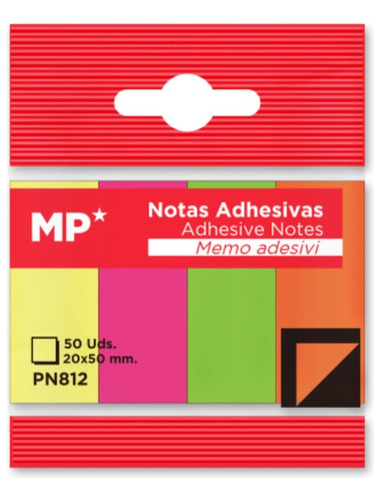 Notas Adhesivas 20x50mm 4x50h Mexicopaper