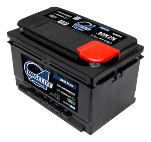 Batería 12x75 Argelite Borne Positivo Lado Derecho 43 A/h Pr