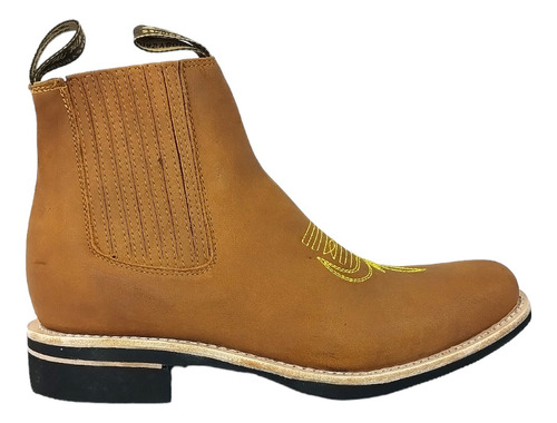 Botas Vaqueras Para Hombre Rodeo Miel 