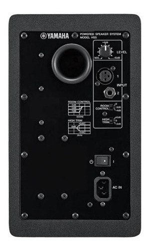 Monitor De Referência Ativo Par Yamaha Hs5 Preto 70w 110v
