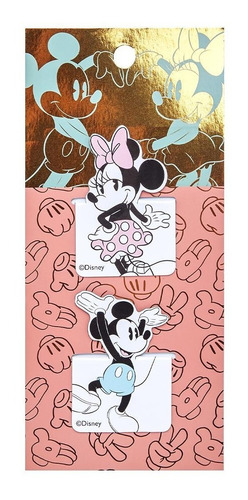 Marcador Señalador Magnético Mooving Mickey & Minnie X 2 U.