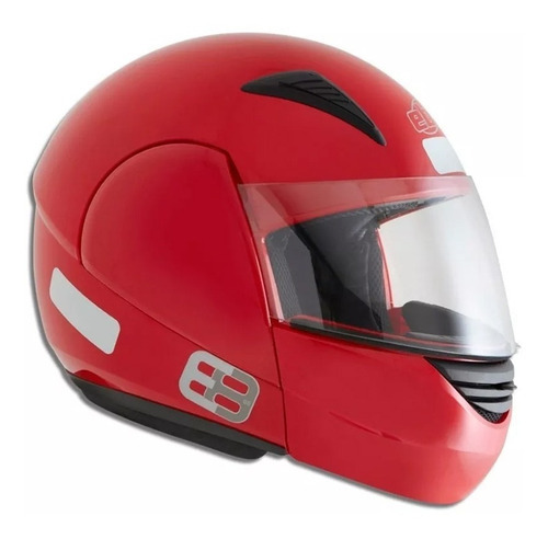 Capacete Moto Ebf Robocop/articulado E08 Solid Tamanho/cores