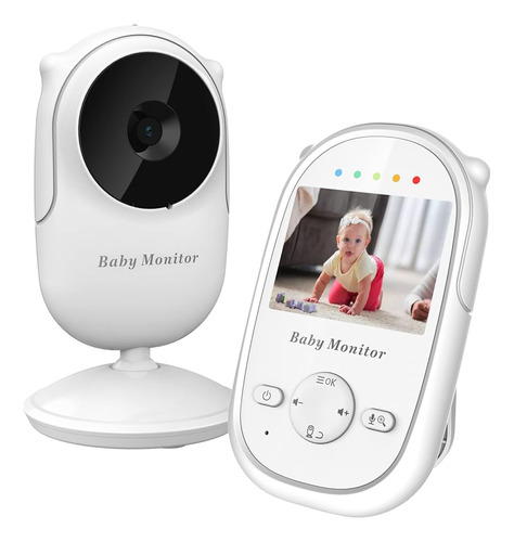 Monitor De Bebé De Video Ikqieor Con Cámara, Conversación