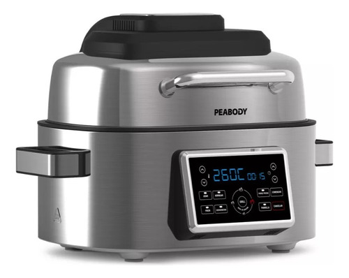 Freidora Peabody 6 Lts 1600 Watt De Aire Con Grill Afg01ix 