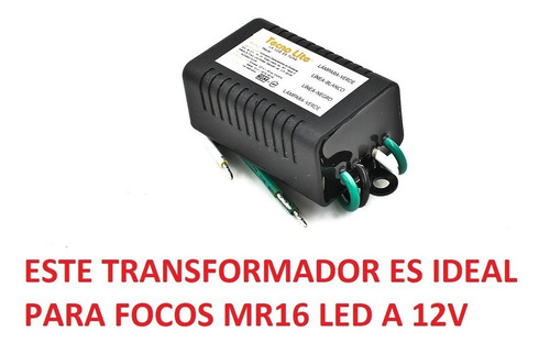 Imagen 3 de 6 de Tra-50 Tecnolite Transformador 60w127/12v Salida 0.415a Tra-