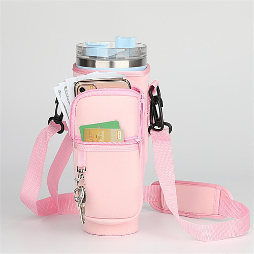 1pcs Bolsa Portabotellas De Agua Para Vaso D 40oz Con Asa