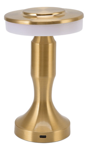 Lámpara De Mesa Led Portátil Sensor Táctil 3 Temperaturas De
