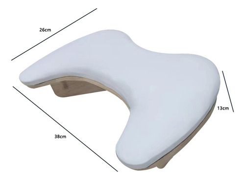 Reposabrazos En Forma De U, Soporte Con Tapete Negro