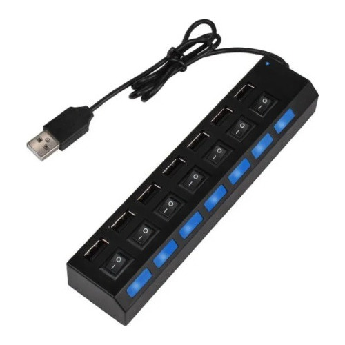 Multiplicador De Puertos Usb Hub X 7 Puertos