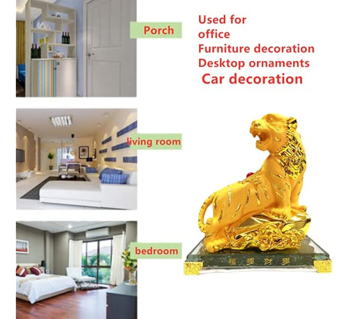 ~? Estatua De Feng Shui ¿adornos De Tigre Del Zodiaco Chino?