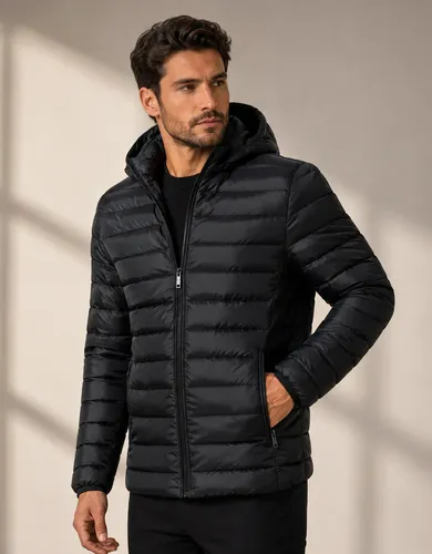 Jaqueta Masculina Puffer Corta Vento Bobojaco Blusa De Frio