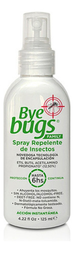 Repelente De Insectos Spay Bye Bugs 125ml