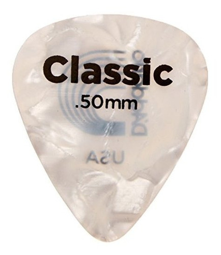 Planet Waves White Pearl Celuloide Puas De Guitarra 25 Unida