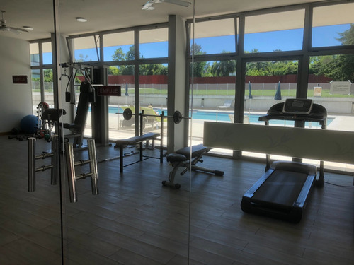 Alquiler Amoblado Y Equipado Condominio Civis Pilar Terraza Parrilla Cochera Cubierta Pileta Gym