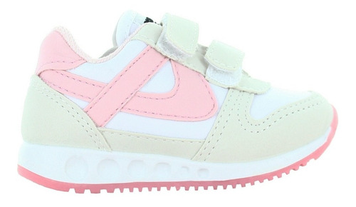 Panam Tenis Urbano Blanco Con Rosa Para Niña 79261