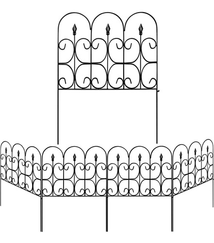 Valla Decorativa Para Jardín, L Revestido Al Aire Libr...