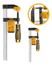 Comprar Prensa Sargento Tipo F 50x250mm Packx2 Ingco Autoajustable