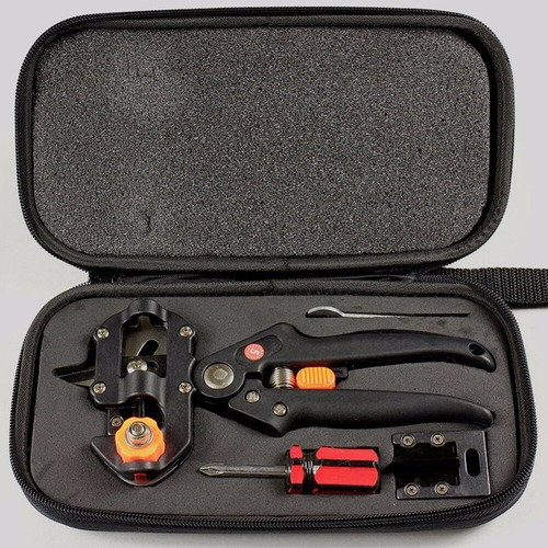 Alicate Enxerto Enxertia Profissional 3 Tipos Cortes Estojo