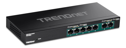 Conmutador Ethernet Trendnet Tpe-tg327 Poe+ De 7 Puertos Y V