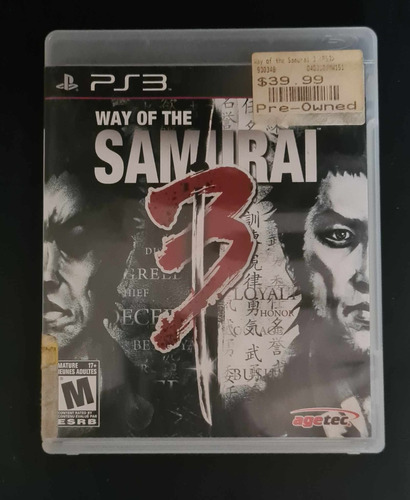 Way Of The Samurai 3 - Ps3