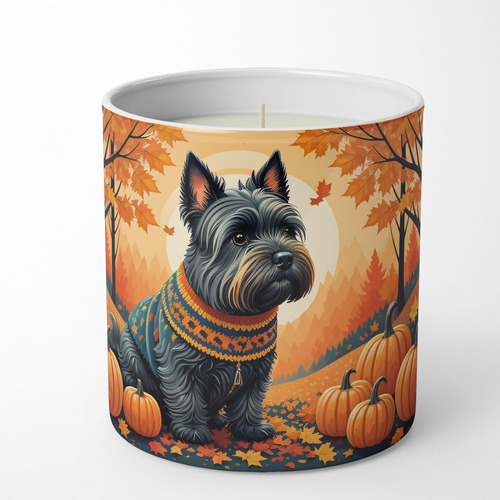 Dac1069cdl Scottish Terrier Fall Decorative Soy Candle Natur