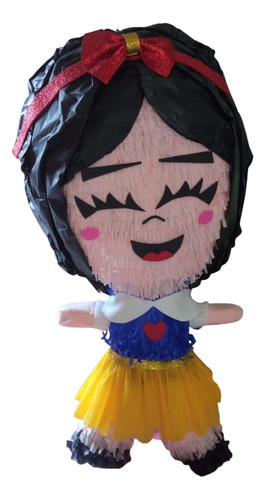 Piñata Para Niña Blanca Nieves/70cm/fiesta/decoracion