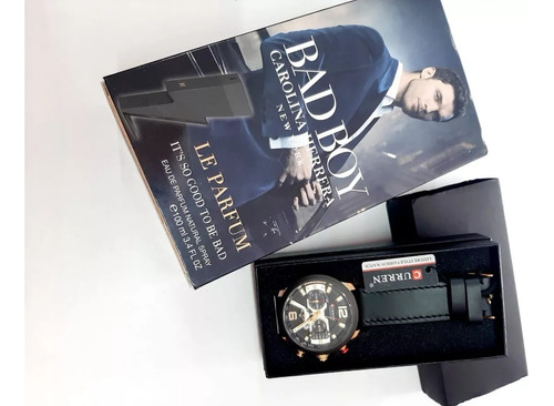 Reloj Curren + Perfume Bad Boy Caballero