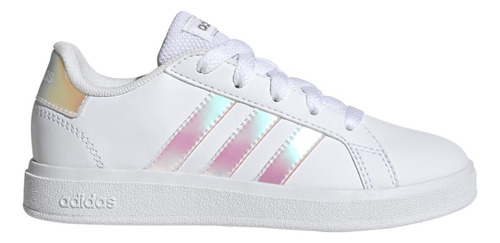 Tenis adidas Grand Court Lifestyle Lace Blanco Para Junior