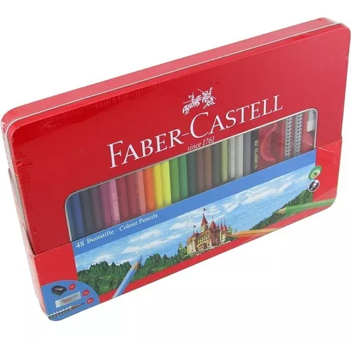 LAPICES FABER-CASTELL LATA X48 COLORES