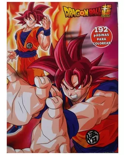 Super Dragon Ball Goku Vegueta Piccolo Buu Libro P/coloraer