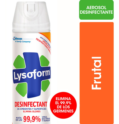 Imagen 2 de 3 de Aerosol Lysoform Frutal X 360ml