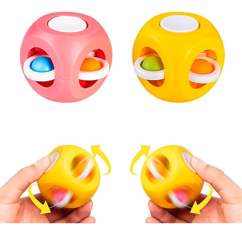 Imagen 1 de 6 de Pop It Cubo Bubble Juguete Toy Antiestres Sensorial Spinner